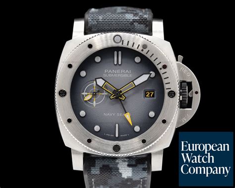 green dial watch panerai|panerai navy seal watch.